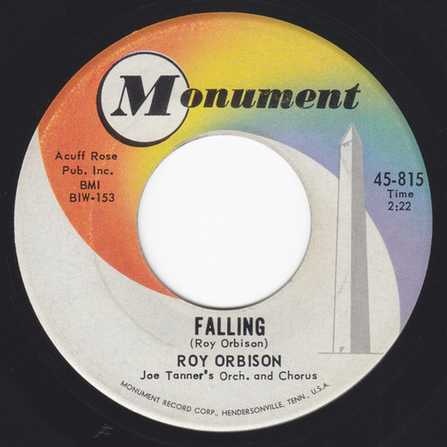 Roy Orbison - Falling / Distant Drums - Monument - 45-815 - 7", Single 1035816006