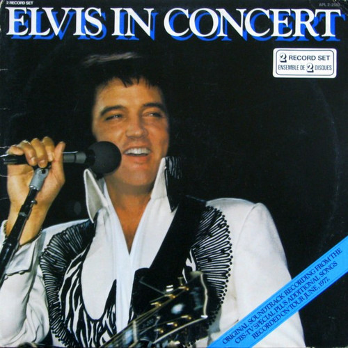 Elvis Presley - Elvis In Concert (2xLP, Album, Gat)