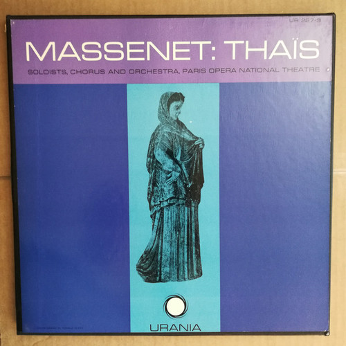 Massenet*, Mme. Geori Boué*, Jean Giraudau*, Roger Bourdin (2), Michel Roux, Théatre National De L'Opera De Paris* - Thaïs (3xLP + Box)