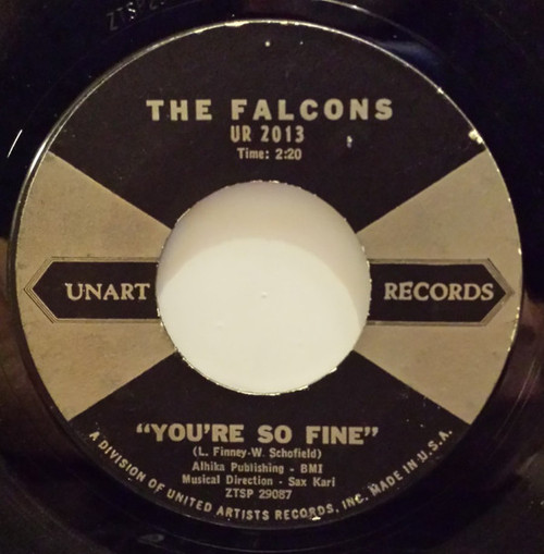 The Falcons - You're So Fine / Goddess Of Angels (7", Single, Mono, Styrene)