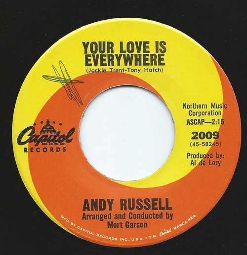 Andy Russell (2) - Your Love Is Everywhere (7", Single)