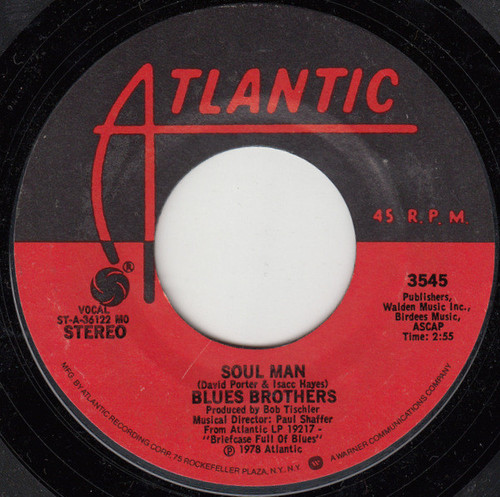 The Blues Brothers - Soul Man / Excusez Moi Mon Cherie - Atlantic - 3545 - 7", Single, Mon 1040762876