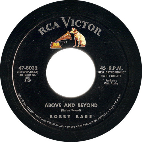 Bobby Bare - Above And Beyond / Shame On Me (7")