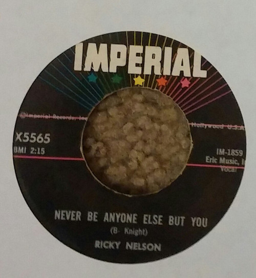Ricky Nelson (2) - It's Late / Never Be Anyone Else But You - Imperial - X5565 - 7" 1040788704