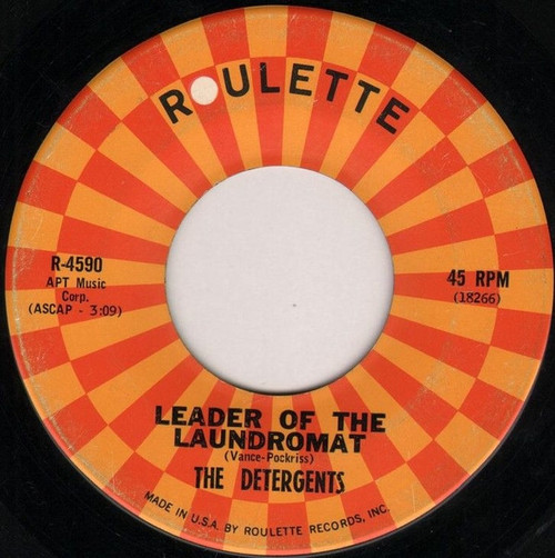 The Detergents - Leader Of The Laundromat / Ulcers - Roulette - R-4590 - 7", Single 1040791314