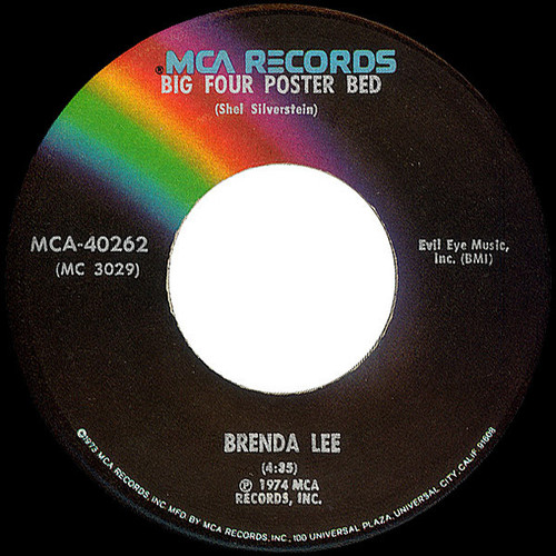 Brenda Lee - Big Four Poster Bed (7", Single)