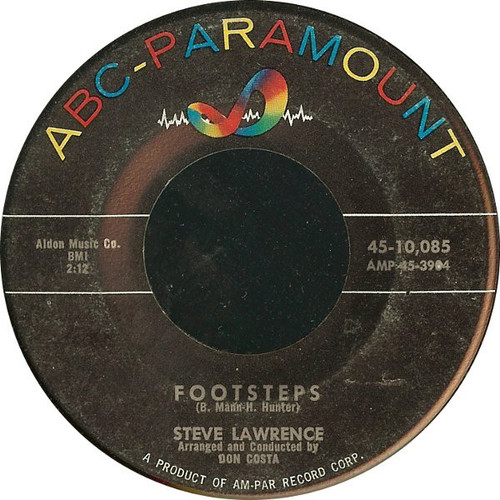 Steve Lawrence (2) - Footsteps / You Don't Know (7", Single)