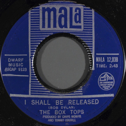 Box Tops - I Shall Be Released / I Must Be The Devil - Mala - MALA 12,038 - 7", Single, Styrene 1041119852