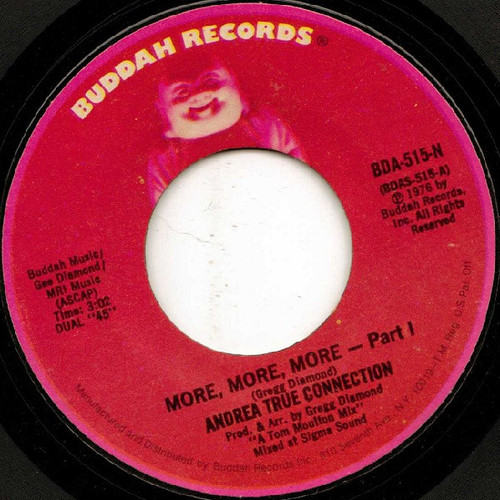 Andrea True Connection - More, More, More (7", Styrene, Mon)
