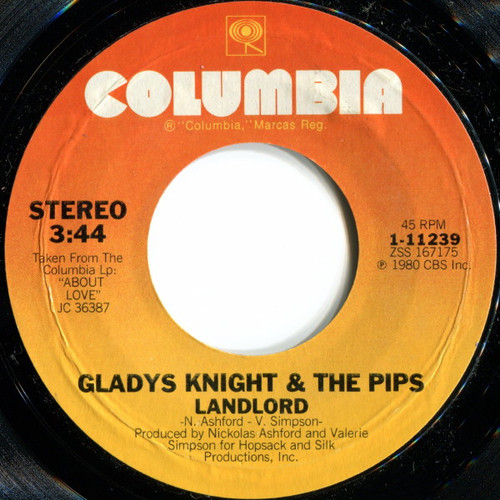 Gladys Knight & The Pips* - Landlord (7")