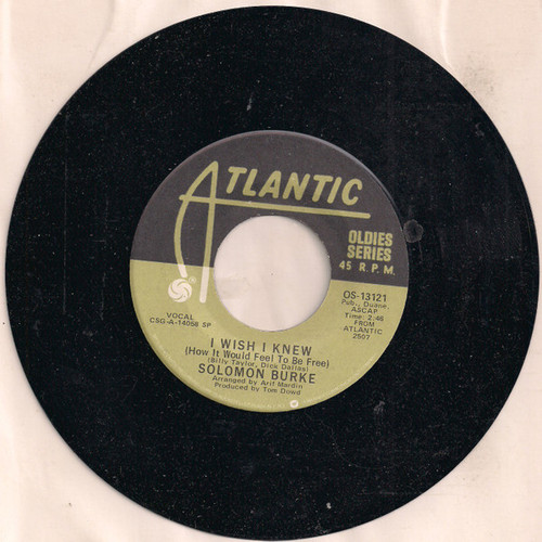 Solomon Burke - I Wish I Knew (How It Would Feel To Be Free) / If You Need Me (7", Single)
