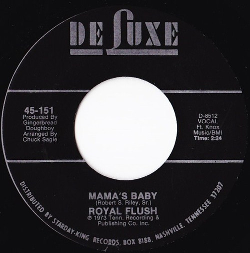 Royal Flush (10) - Mama's Baby (7")