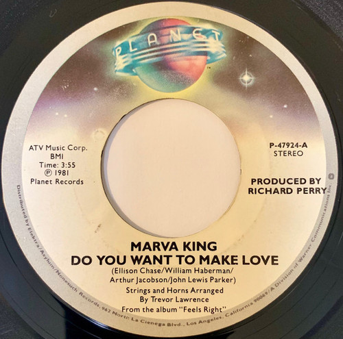 Marva King - Do You Want To Make Love (7", Single)