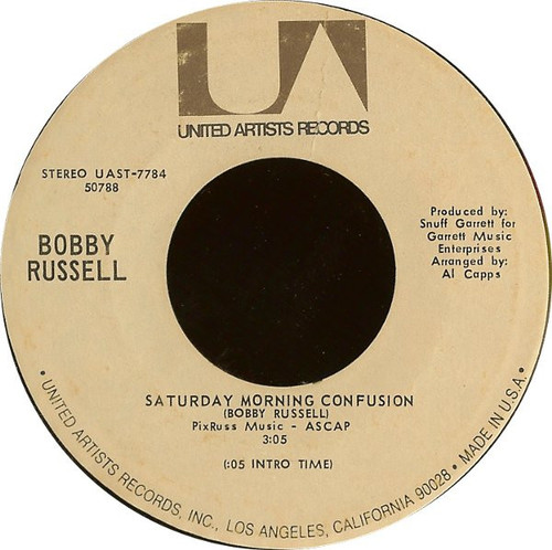 Bobby Russell - Saturday Morning Confusion (7", Single)