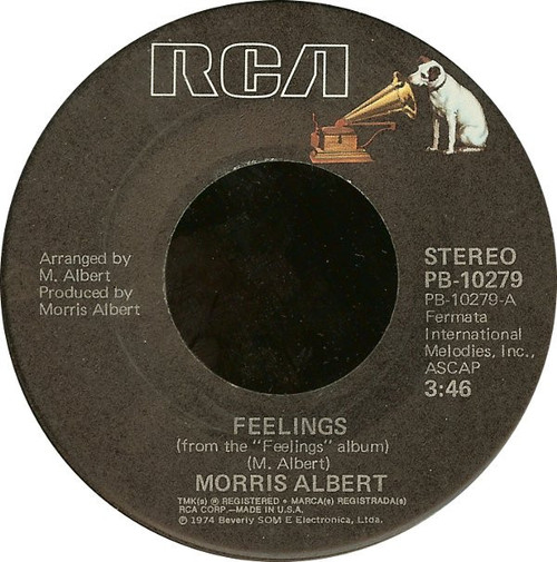 Morris Albert - Feelings (7", Single, RE)