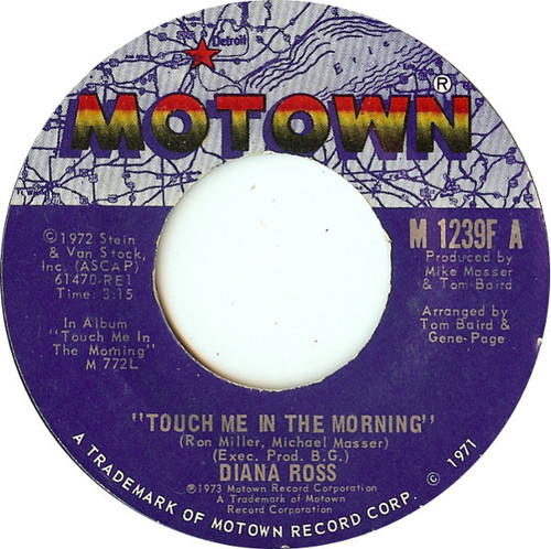 Diana Ross - Touch Me In The Morning (7", Single, Ter)