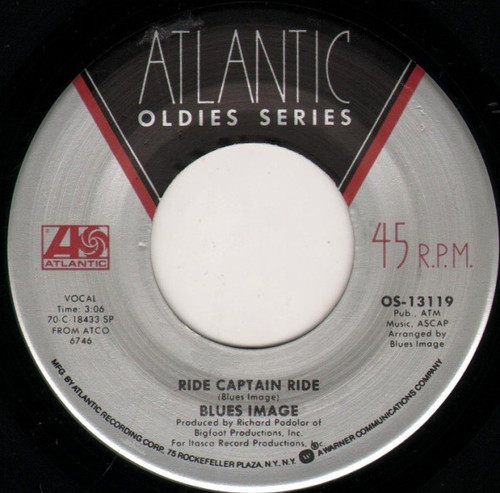 Blues Image / Robert John - Ride Captain Ride / The Lion Sleeps Tonight (Wimoweh) (Mbube) - Atlantic - OS-13119 - 7", RE, SRC 1042176961