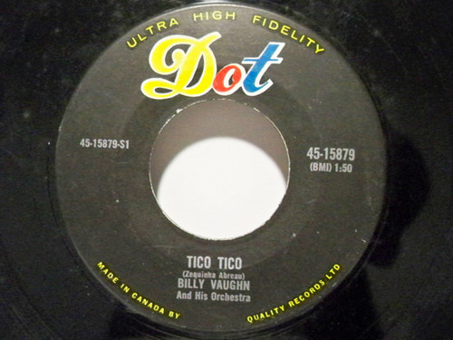 Billy Vaughn And His Orchestra - Tico Tico / Blue Hawaii (7", Single)