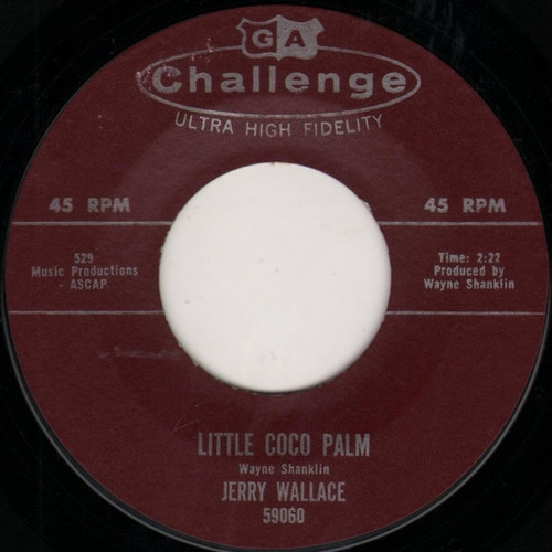 Jerry Wallace - Little Coco Palm (7", Single)