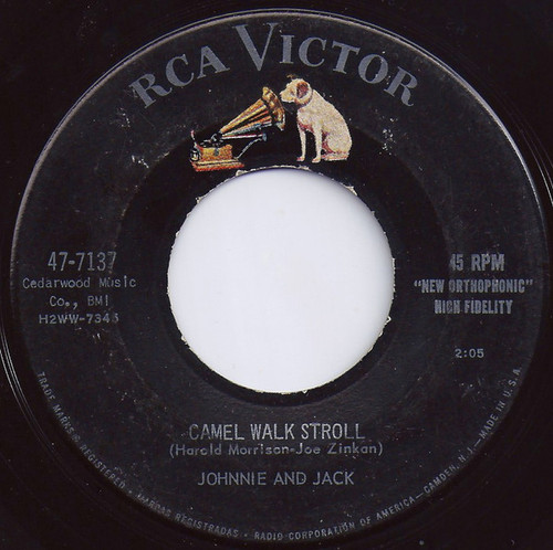 Johnnie And Jack - Camel Walk Stroll - RCA Victor - 47-7137 - 7", Single 1042496868