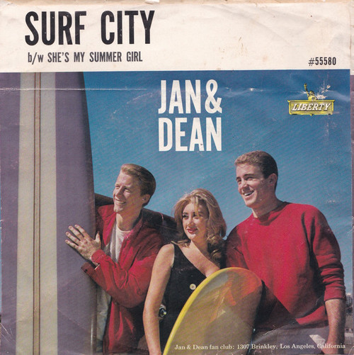Jan & Dean - Surf City - Liberty - 55580 - 7", Single, Styrene, Ter 1042527040