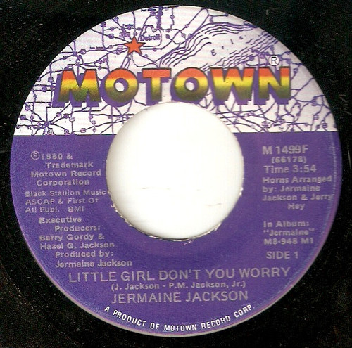 Jermaine Jackson - Little Girl Don't You Worry (7", Single)