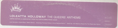 Loleatta Holloway - The Queens' Anthems (12", EP, Ltd, Smplr)
