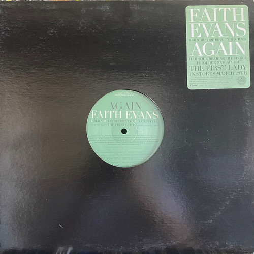 Faith Evans - Again (12", Promo)