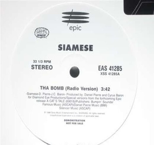 Siamese - Tha Bomb (12", Promo)