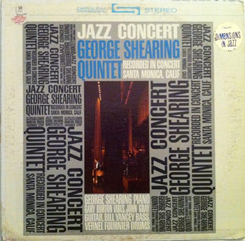 George Shearing Quintet* - Jazz Concert (LP, Album)