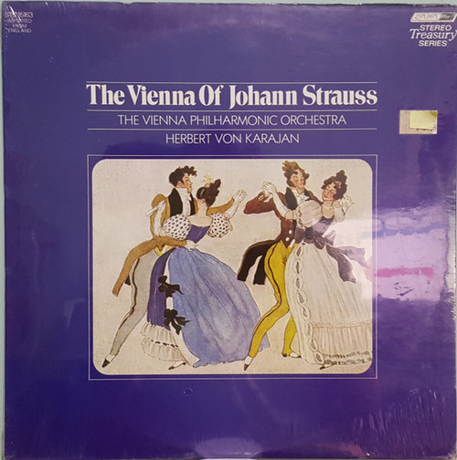 Strauss* - Herbert Von Karajan, The Vienna Philharmonic Orchestra* - Strauss In Vienna (LP, Album, RE)