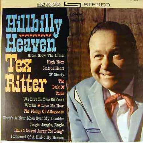 Tex Ritter - Hillbilly Heaven (LP, Album, Jac)