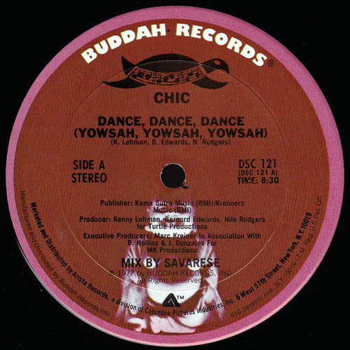 Chic - Dance, Dance, Dance (Yowsah, Yowsah, Yowsah) (12")