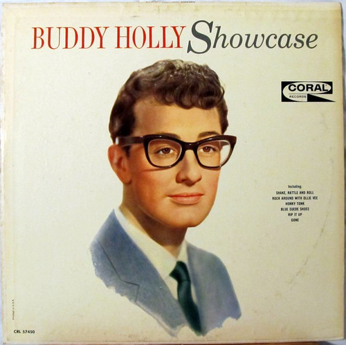 Buddy Holly - Showcase (LP, Album, Mono, Pin)