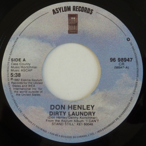 Don Henley - Dirty Laundry (7", Single, CR)