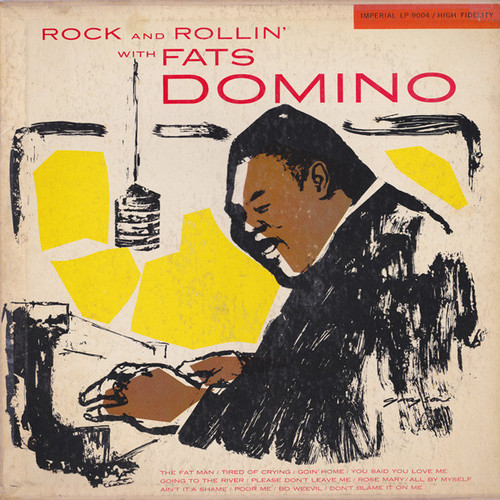 Fats Domino - Rock And Rollin' With Fats Domino (LP, Album)