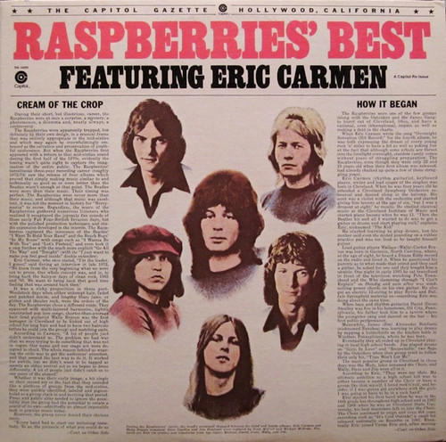 Raspberries - Raspberries' Best - Featuring Eric Carmen - Capitol Records - SN-16095 - LP, Comp, RE 1049319287