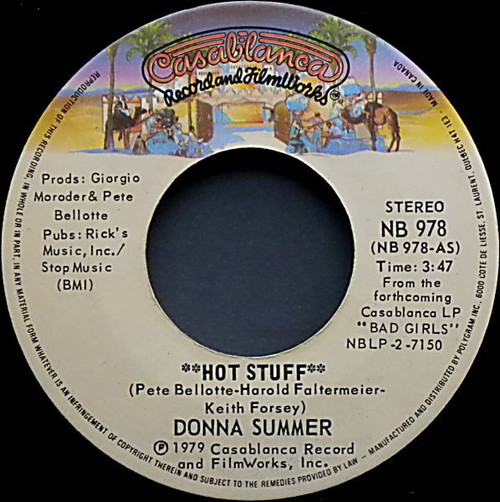 Donna Summer - Hot Stuff (7", Single)