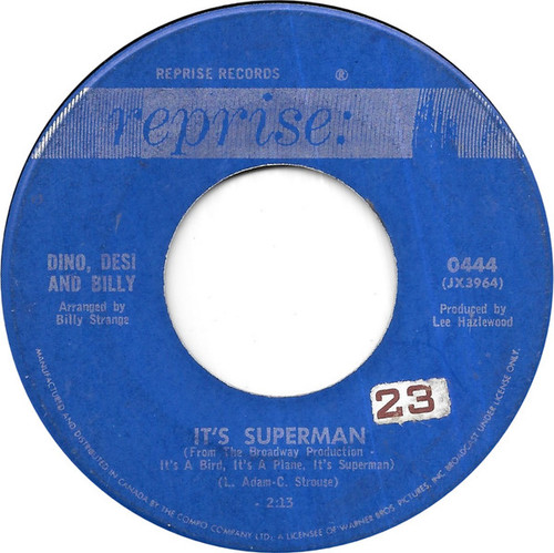 Dino, Desi and Billy* - It's Superman (7", Single)