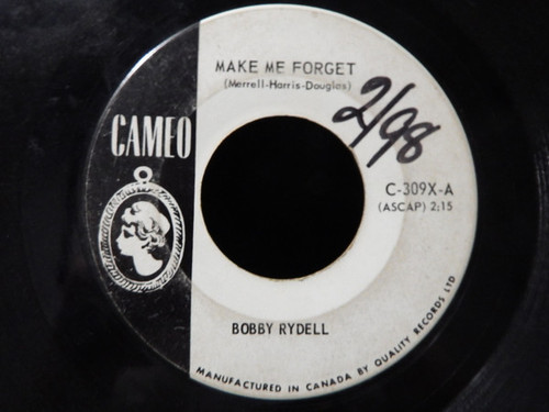 Bobby Rydell -  Make Me Forget / Little Girl You've Had A Busy Day  (7", Single)
