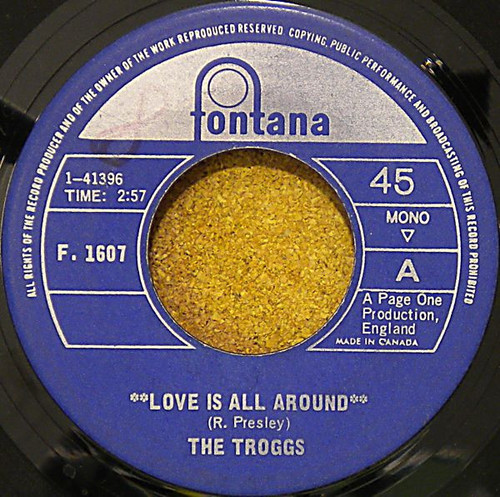 The Troggs - Love Is All Around  (7", Single, Mono)