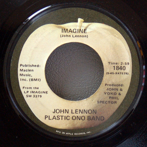 John Lennon, Plastic Ono Band* - Imagine (7", Single, Los)