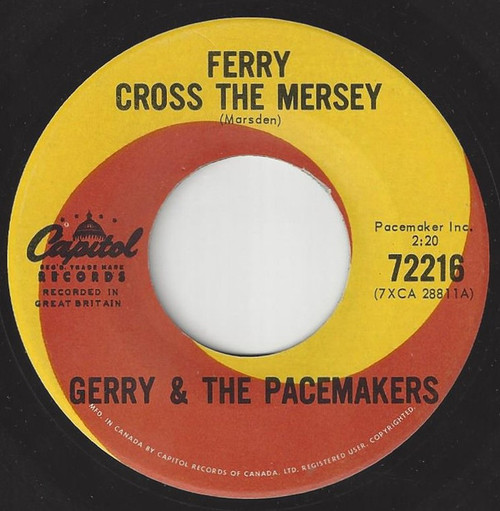 Gerry And The Pacemakers* - Ferry Cross The Mersey (7", Single)