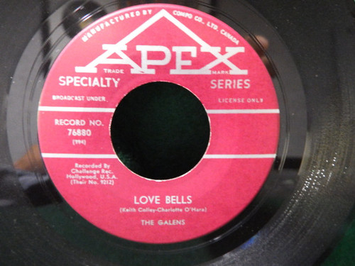 The Galens - Love Bells / Baby I Do Love You (7", Single)