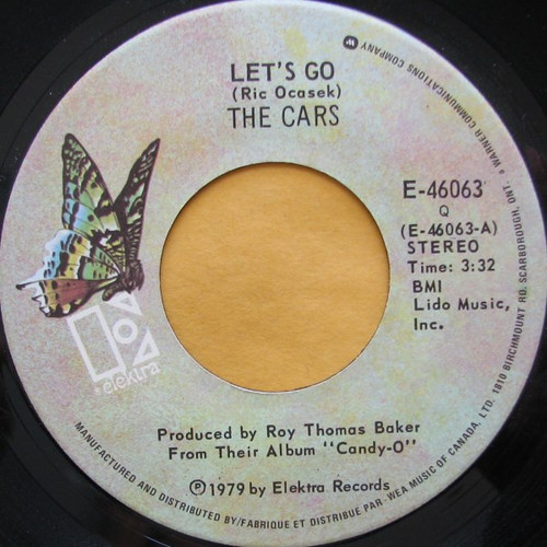 The Cars - Let's Go (7", Single)