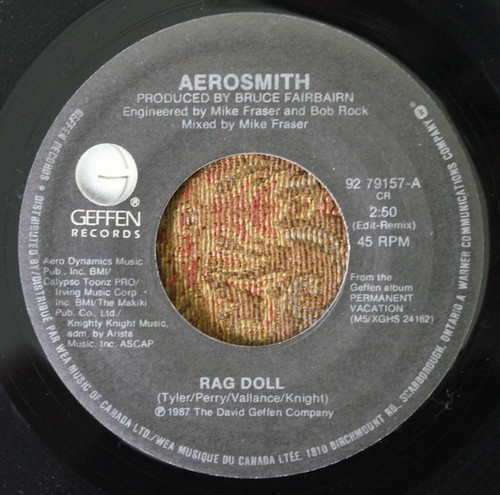 Aerosmith - Rag Doll (7")