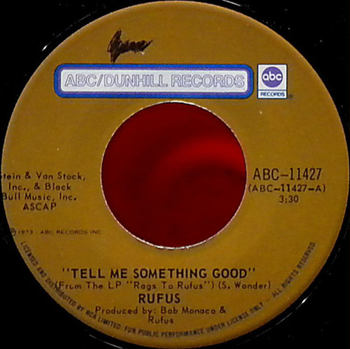 Rufus - Tell Me Something Good (7", Single)