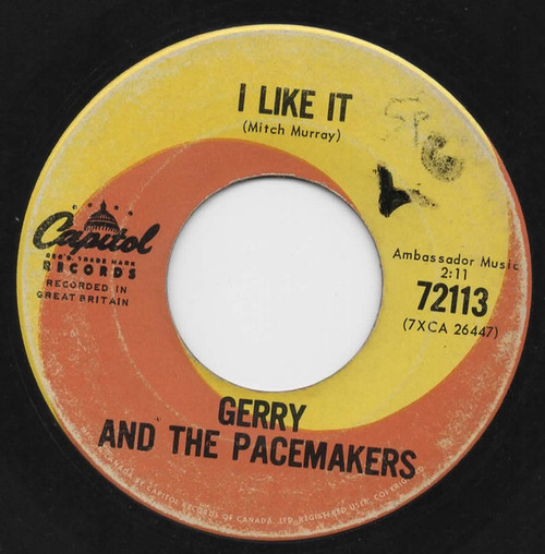 Gerry And The Pacemakers* - I Like It (7", Single)