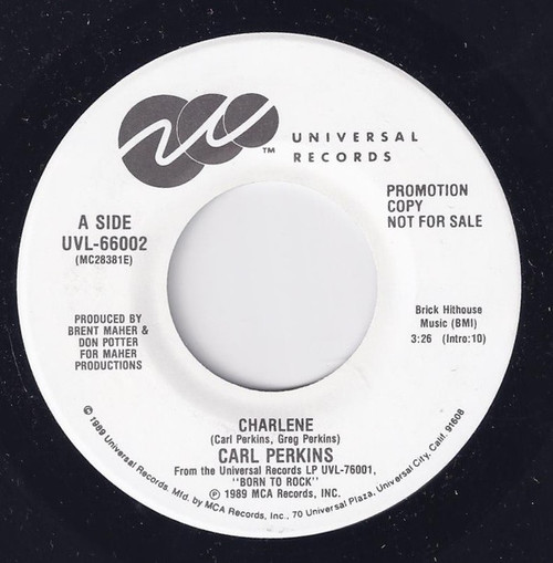 Carl Perkins - Charlene (7", Promo)