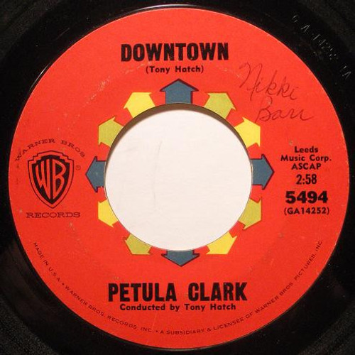 Petula Clark - Downtown / You'd Better Love Me - Warner Bros. Records - 5494 - 7", Single 1052941417